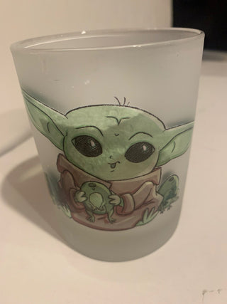 Disney Star Wars Yoda alien frog glass|139480