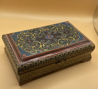 Hand painted jewelry box- As Is 0SW RSV