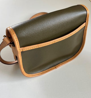 Olive green Dooney and Burke crossbody purse|74488