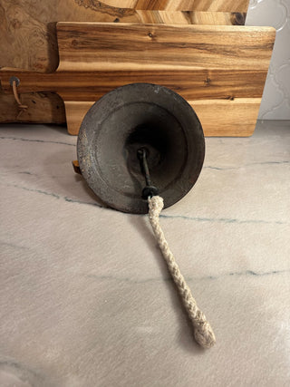 Brass Nautical Bell with pull and wall mount|107125