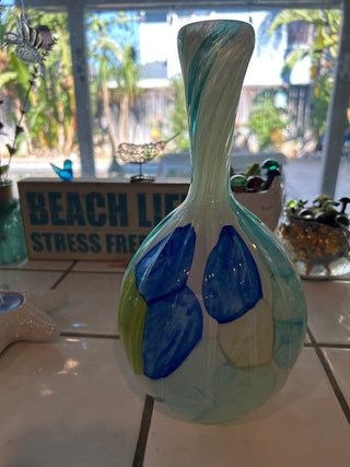 Sea glass design vase
