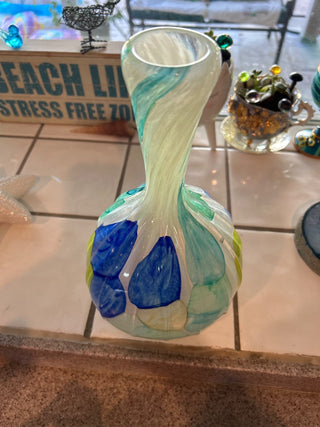 Sea glass design vase