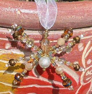 Spider Sun Catcher pearl/coffee|63658