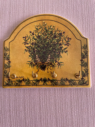 Ceramic key holder with olive branches  RSV