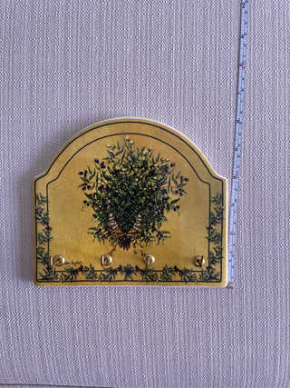 Ceramic key holder with olive branches  RSV