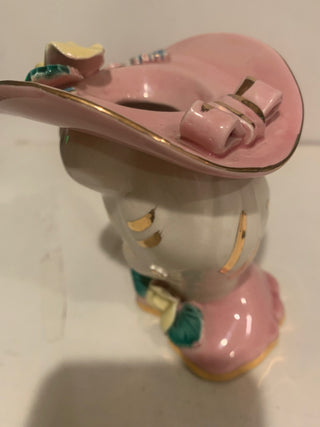 Mid Century Lefton lady head vase MTS|130214