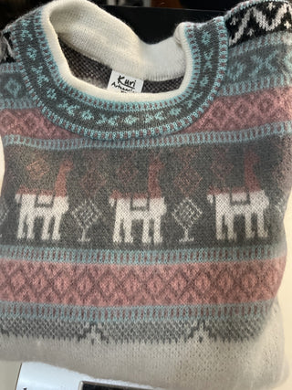 Kuri Atesanias Alpaca Kids Sweater Size 8 RSV|136483
