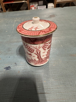 Nikko Pottery Antique Teacup with Lid #62 VV MTS