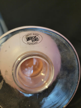 American Euro 11-3/4" Opaque Pink Swirl Art Glass Vase RCD|135805