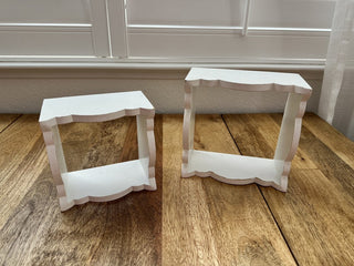 Set of Scalloped Wall Shelves MTS
