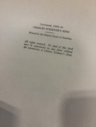 Antique Book: Westward Ho! First Edition, 1920