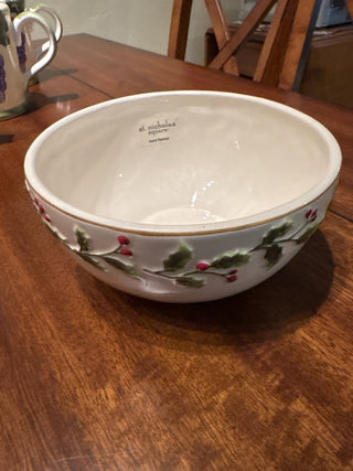 St Nicholas Holly Jolly Bowl-KL RCD