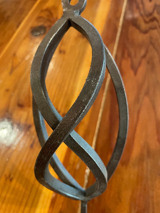 Twisted Metal Wall Candle Holder~MTS|111319