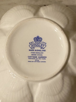 Vtg  Aynsley fine bone china seashell bowl RCD|118541