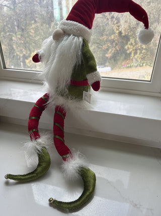 Sitting Plush Gnome Christmas Figure-RSV|126853