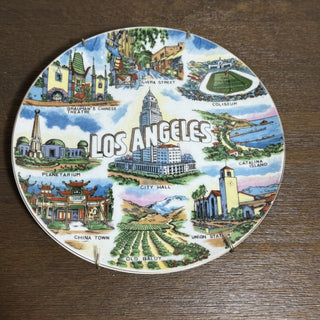 Vintage Los Angeles Souvenir Plate MTS|81669