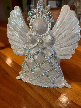 Angel Rhinestone Candle Holder ~MTS|114593
