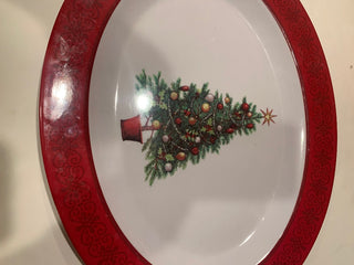 X lg serving platter with tree|126284