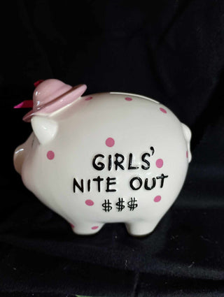 Girls Night out piggy bank rsv|71364