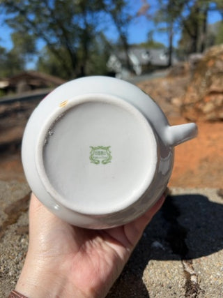 AS IS retro ceramic tomato soup recipe mug