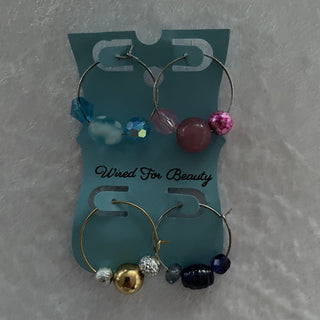 Set of 4 wine glass markers RSV