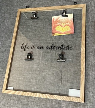 Life is an Adventure Hanging Photo Collage RCD (For Pickup Only)