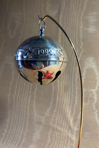 Wallace Sleigh Bell Sterling Silver Bell 1990  RSV|128338