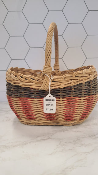 Basket Red White & Blue
