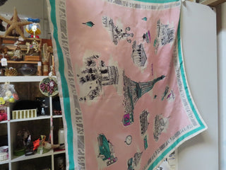 Paris scarf Pink with Eiffel tower MTS