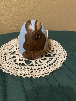 Handpainted Rabbit art rock - LG
