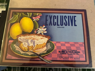 Exclusive Authentic Citrus Farm Crate Label EC021 MTS