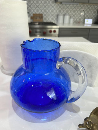 Vintage Cobalt Blue Pitcher MTS