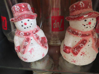 S & P set Glittery Snowmen MTS