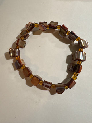 elastic brown stone bracelet RSV