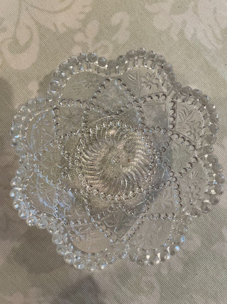VNTG Glass Dish ~MTS|66116