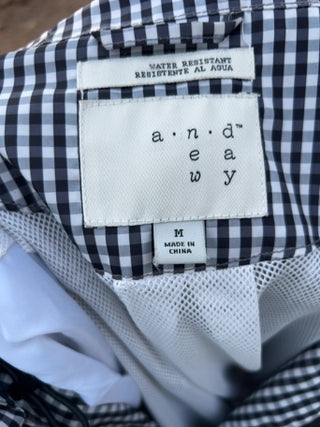 JP A New Day Checkered Hooded Raincoat Size M