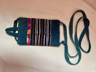 Cross-stitch Hemp Water Bottle Bag|112505