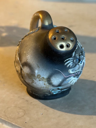 Dragonware Moriage Salt Shaker circa 1940-52, dimensional dragon morif|67325