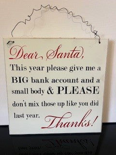 #2366 Dear Santa Sign RSV|112511