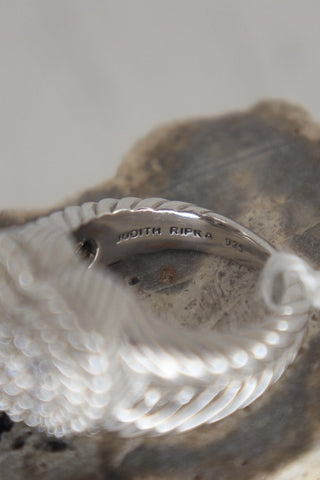 925 Judith Ripka CZ Pave Heart RIng -5 MTS