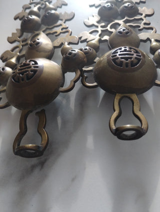 Brass Asian Bed Curtain Pull Backs|60409