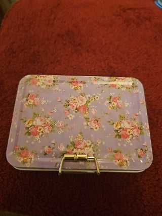 Floral Tin Box