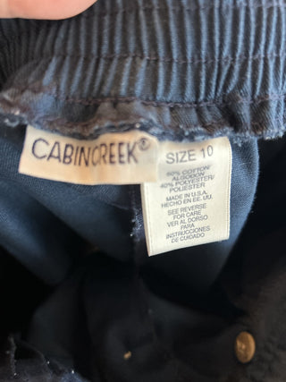 12F VTG Cabin Creek Size 10 Navy Skirt MTS|77094