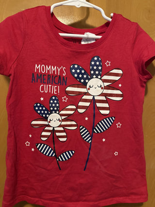 Mommy's American Cutie shirt Size 4T. #SM RSV|85350