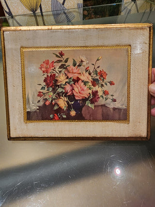 Florentine Style Floral Wood Picture each RSV|71264