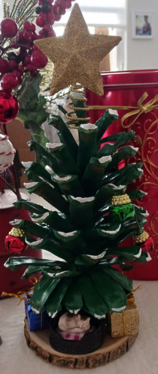 Pinecone Christmas Tree, RSV|126450