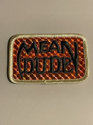 Vtg 3"x2" Mean Dude Prism Patch--SP MTS