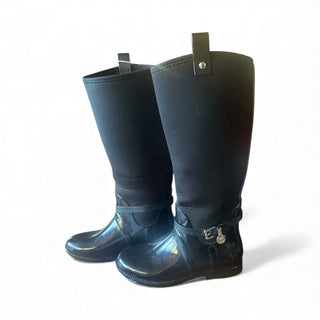 Michael Kors Charm Stretch Rain Boots Size 8 #63 VV MTS