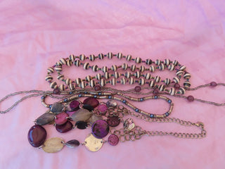 lot of 4 costume necklaces RCD|87188