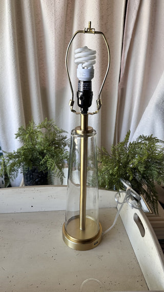 Glass and Brass Colored Lamp (LZD - RSV)|81356